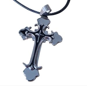 Modern Christian Cross Necklace